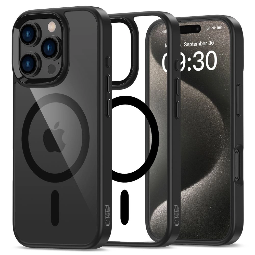 Apple iPhone 16 Pro 6.3'' Tech-Protect MagMat MagSafe Case Cover, Clear | Telefona Vāciņš Maciņš Apvalks Bamperis