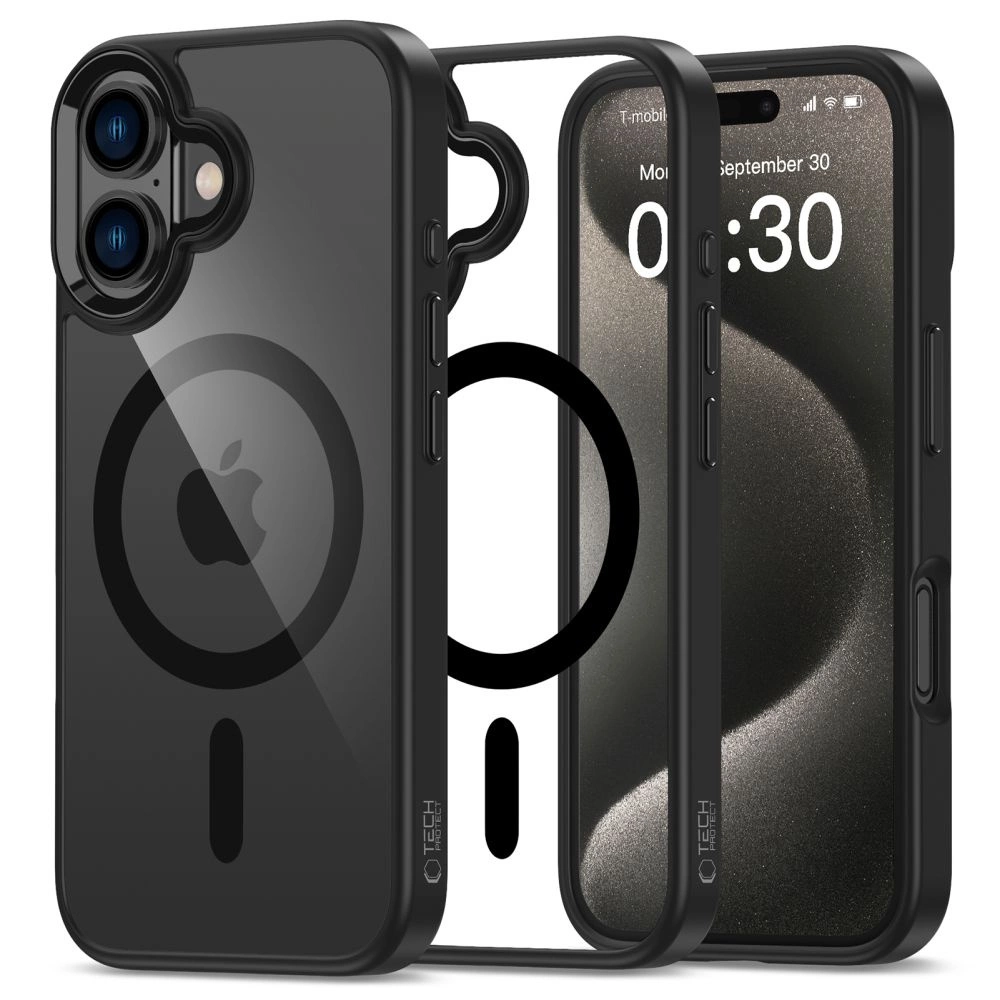 Apple iPhone 16 plus 6.7'' Tech-Protect MagMat MagSafe Case Cover, Clear | Telefona Vāciņš Maciņš Apvalks Bamperis