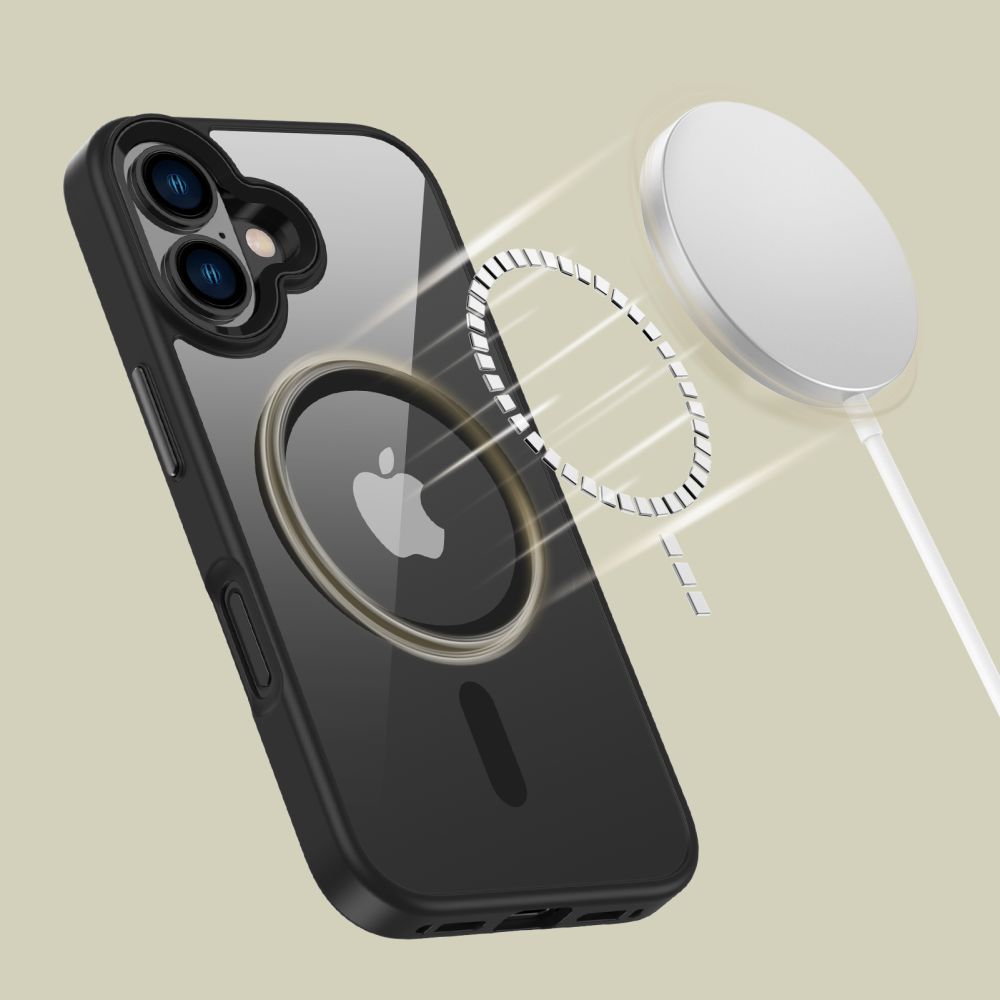 Tech-Protect iPhone 16 vāciņš MagMat MagSafe, caurspīdīgs