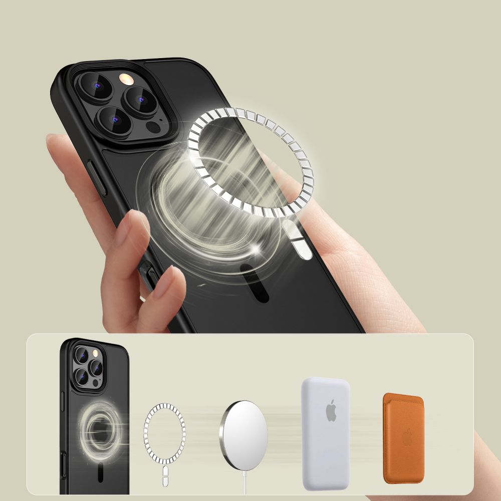 Чехол Tech-Protect MagMat MagSafe для iPhone 16 Pro Max, черный