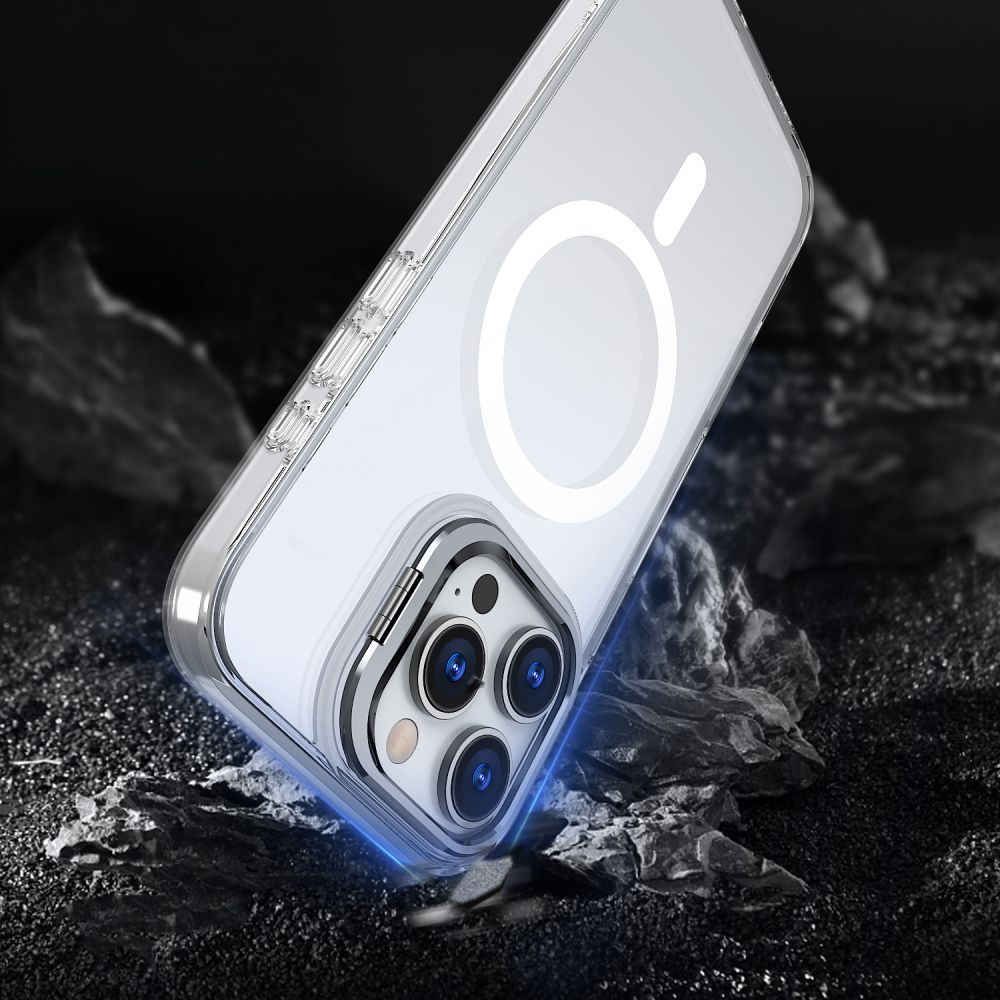 Apple iPhone 16 6.1\'\' Tech-Protect MagStand MagSafe Case Cover, Clear