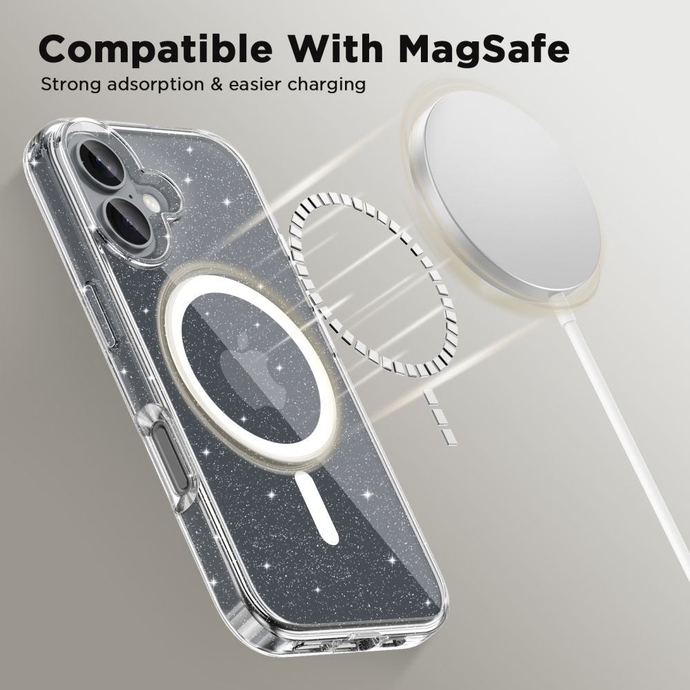 Tech-Protect FlexAir Hybrid MagSafe Case for iPhone 16 - Clear