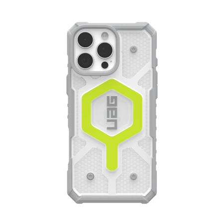 UAG Pathfinder Clear Magsafe Case for iPhone 16 Pro Max - Green