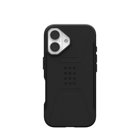 UAG Civilian Magsafe iPhone 16 futrālis - melns | Case Black