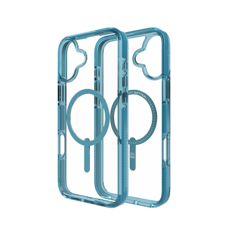 Apple iPhone 16 Plus 6.7\'\' ZAGG Santa Cruz Snap MagSafe Case Cover, Blue