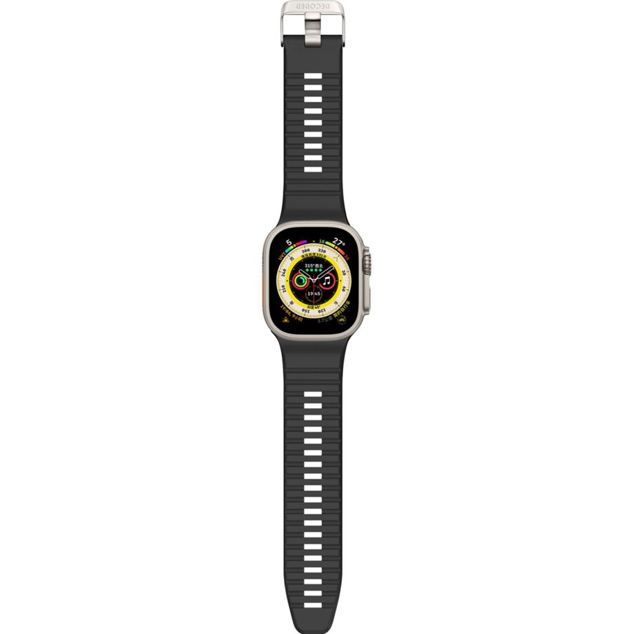 Ремешок Decoded Ultra Traction для Apple Watch 49 / 45 / 44 / 42 мм, черный