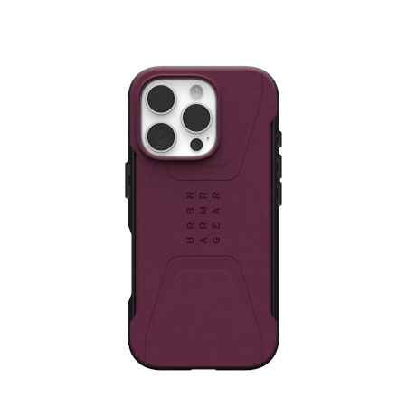 UAG Civilian Magsafe iPhone 16 Pro futrālis - Sarkans | Case Red