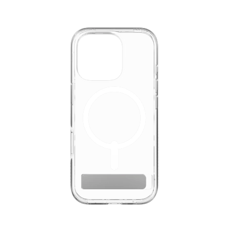 ZAGG Crystal Palace Snap Kickstand MagSafe korpuss ar statīvu iPhone 16 Pro - caurspīdīgs | Case with Stand for Clear