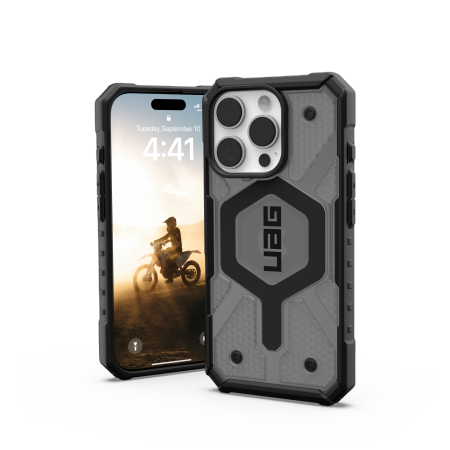 UAG Pathfinder Clear Magsafe iPhone 16 Pro Case - полупрозрачный