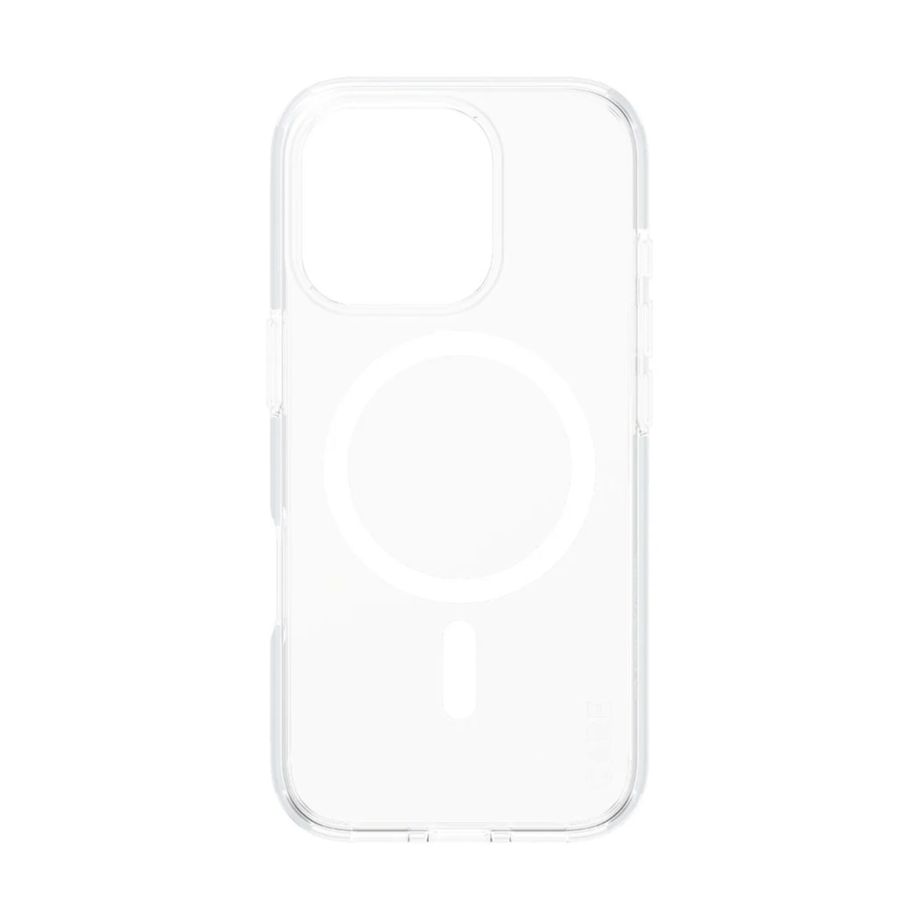 CARE by PanzerGlass Flagship Case for iPhone 16 Pro, MagSafe, Transparent White