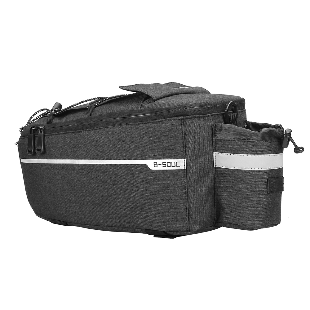WYA26Y0S Thermal Bike Pannier Bag with Shoulder Strap, Black