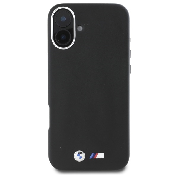 BMW M Smooth Full Wrapped Metal MagSafe vāciņš iPhone 16, melns