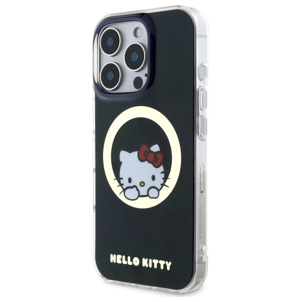 Hello Kitty iPhone 16 Pro Case IML Sweet Kitty MagSafe, Black