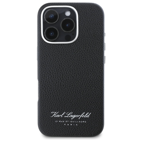 Apple iPhone 16 Pro Max 6.9\'\' Karl Lagerfeld Hotel RSG Cover Case, Black