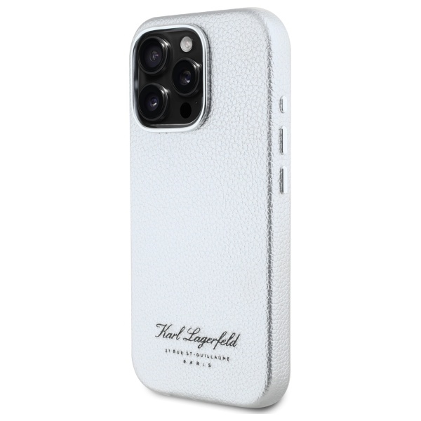 Apple iPhone 16 Pro Max 6.9\'\' Karl Lagerfeld Hotel RSG Cover Case, Gray | Чехол Кейс Бампер...