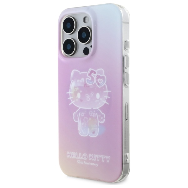 Hello Kitty iPhone 16 Pro Max vāciņš IML 50th Anniversary MagSafe, rozā