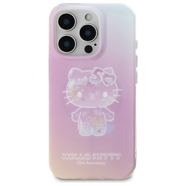 Hello Kitty iPhone 16 Pro Max vāciņš IML 50th Anniversary MagSafe, rozā