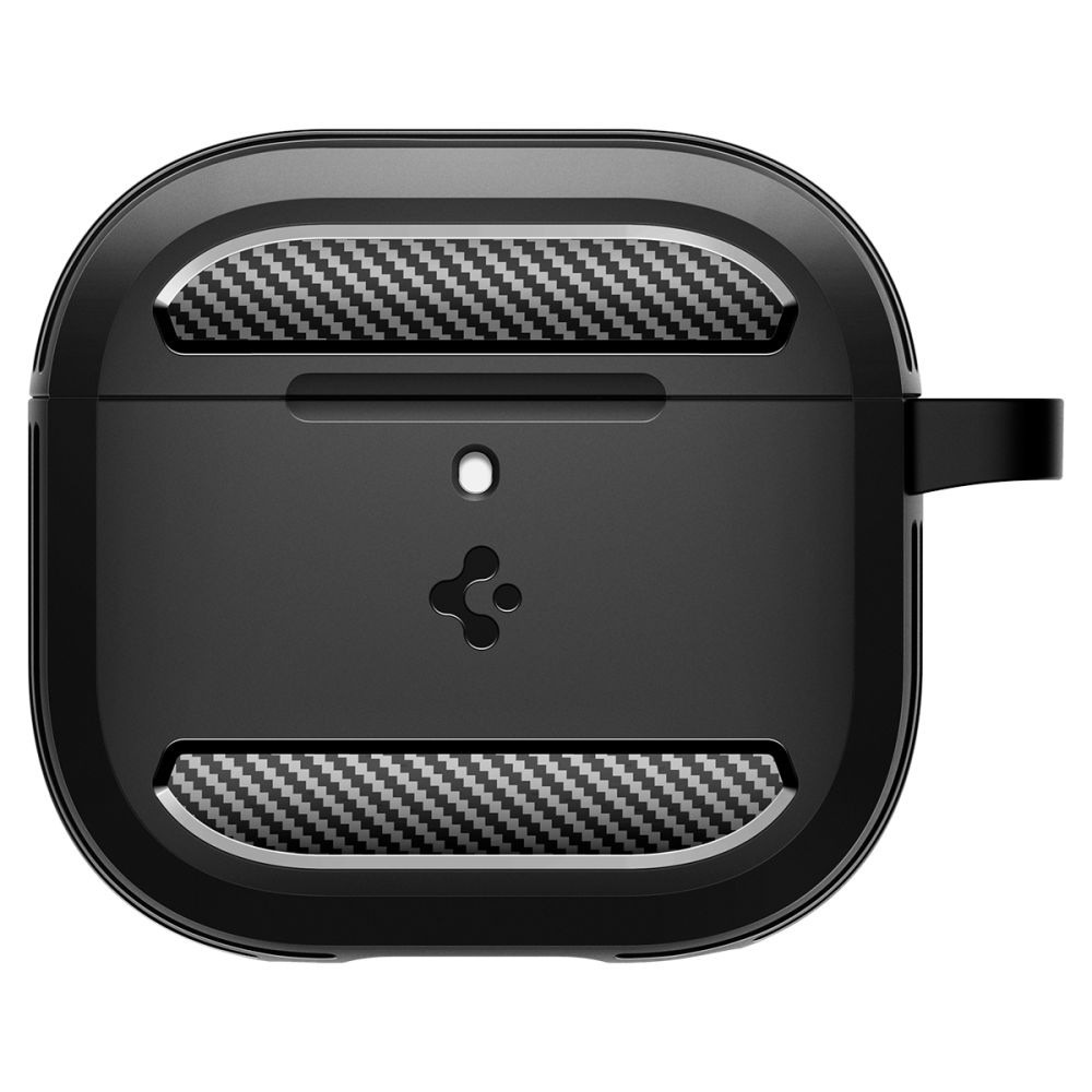 Чехол Spigen Rugged Armor для AirPods 4, черный