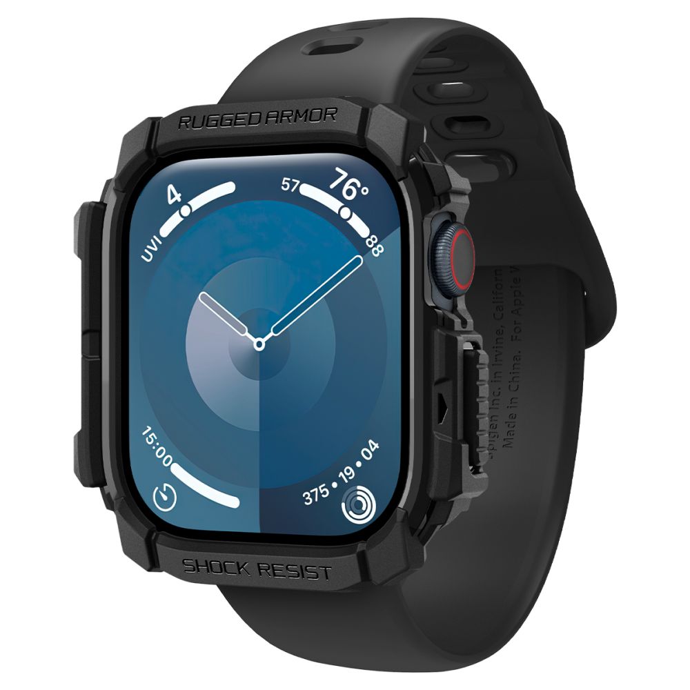 Чехол Spigen Rugged Armor для Apple Watch 10 (42mm), черный