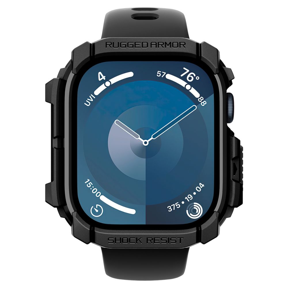 Чехол Spigen Rugged Armor для Apple Watch 10 (42mm), черный