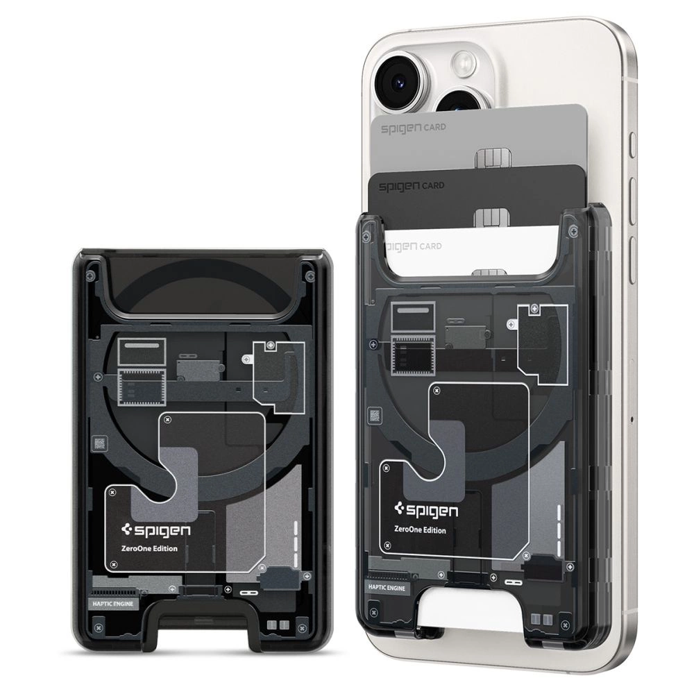 Spigen Ultra Hybrid Mag MagSafe Wallet - серый