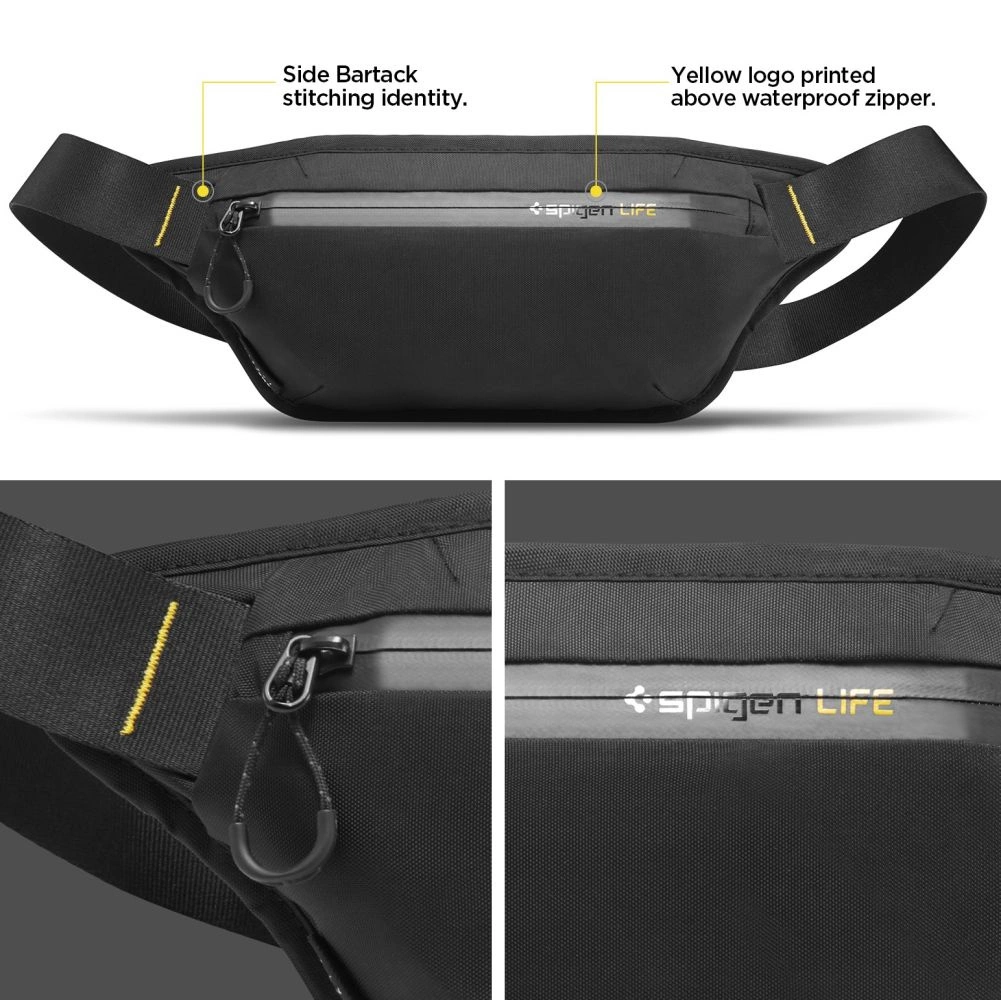Spigen KD411 Waistbag Klasden - черный