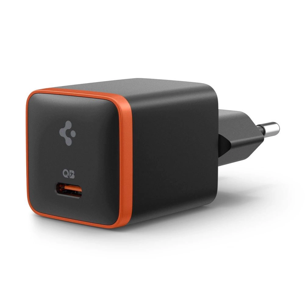 Spigen ArcStation Essential EE301EU 30W sienas lādētājs - melns | Wall Charger Black