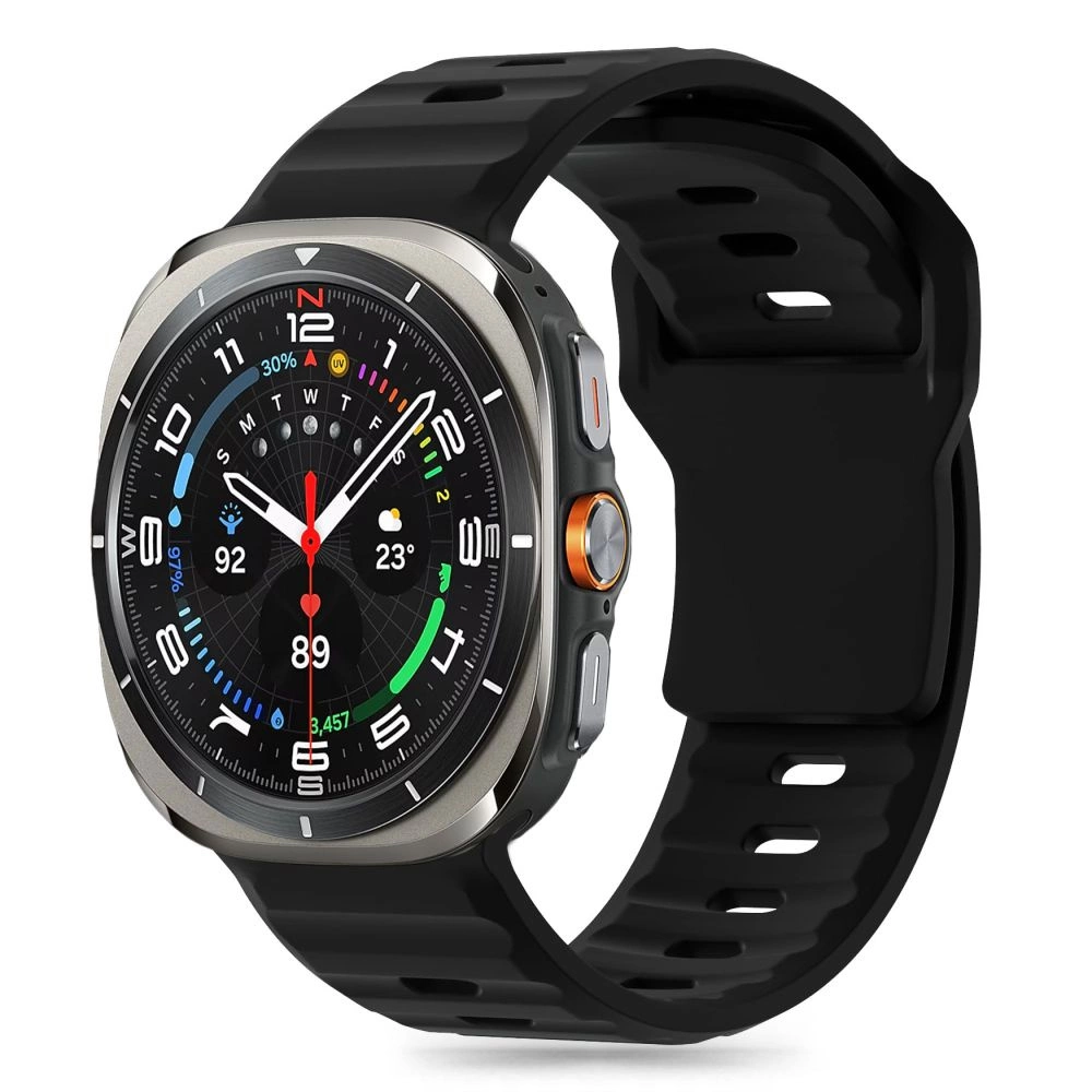 Ремешок Tech-Protect Silicone Line для Samsung Galaxy Watch Ultra (47 мм) - черный
