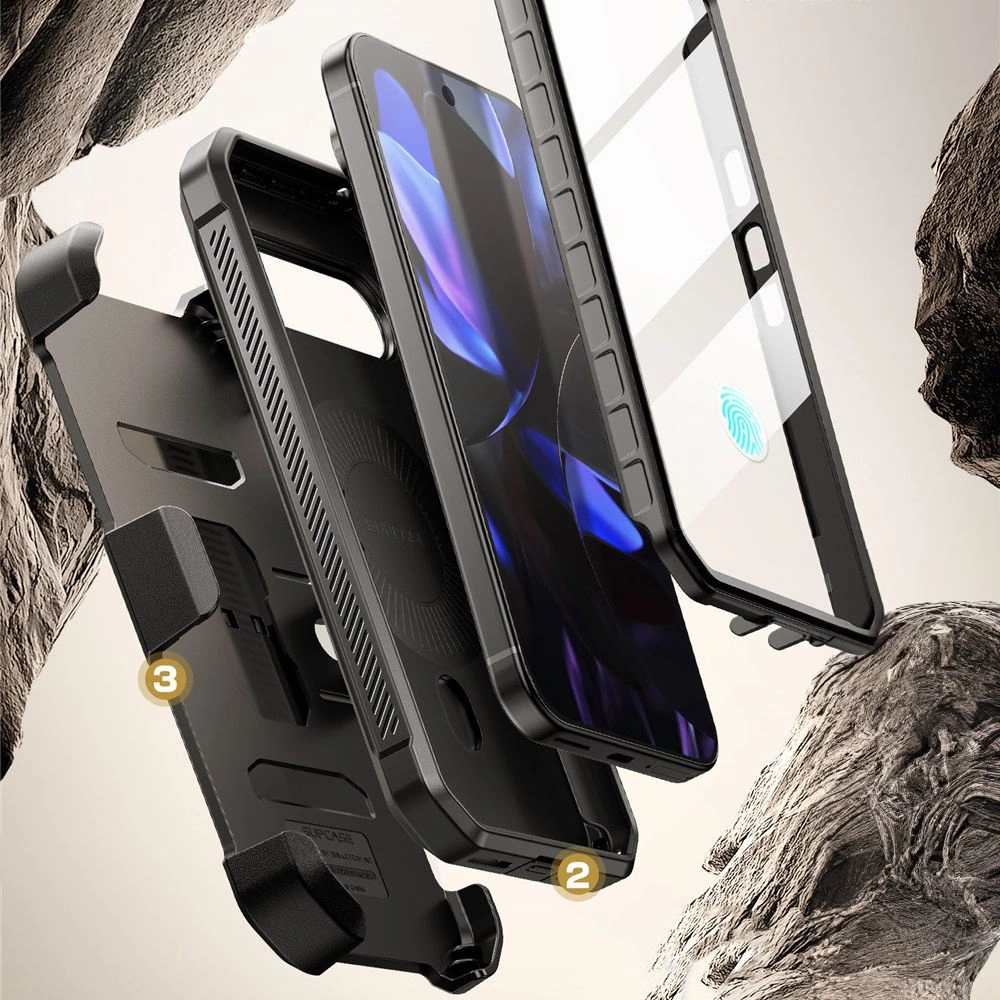 Google Pixel 9 Pro XL Supcase UB Pro Mag MagSafe Hard Case Cover, Black | Чехол Кейс Обложка для...