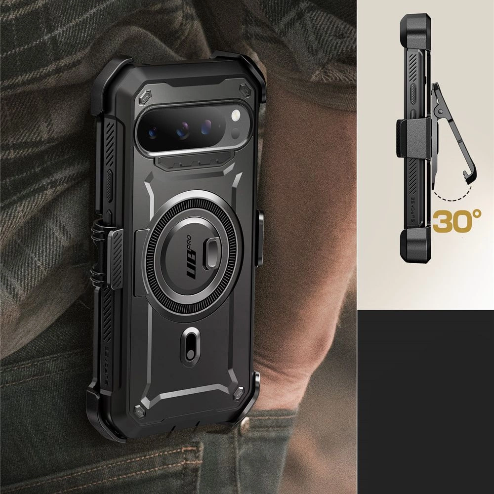 Google Pixel 9 Pro XL Supcase UB Pro Mag MagSafe Hard Case Cover, Black | Чехол Кейс Обложка для...