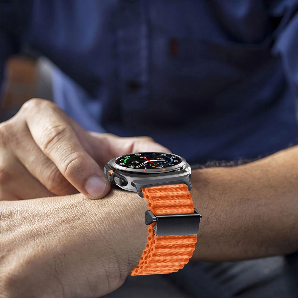 Tech-Protect Weave Pro siksniņa Samsung Galaxy Watch Ultra (47 mm) - oranža | Strap for (47mm) Orange