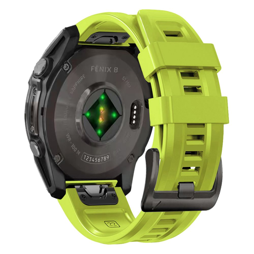 Tech-Protect silikona siksniņa Garmin Fenix 5X / Plus 6X Pro 7X 8 (51 mm) - zaļa | Silicone strap for green