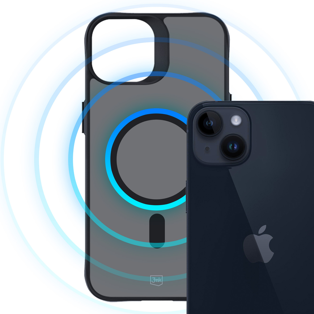 Чехол 3mk для iPhone 14 Plus Smoke MagCase, полупрозрачный