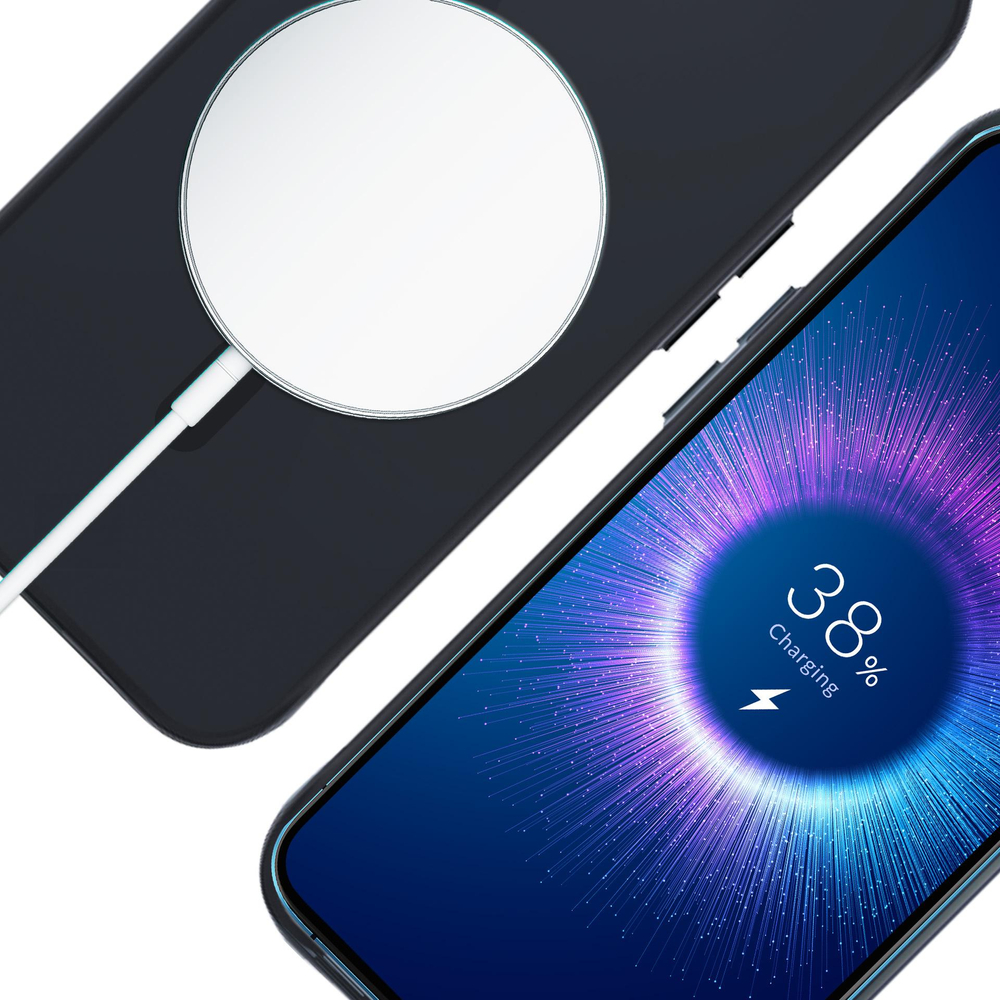 3mk iPhone 13 / 14 vāciņš Smoke MagCase ar MagSafe, puscaurspīdīgs