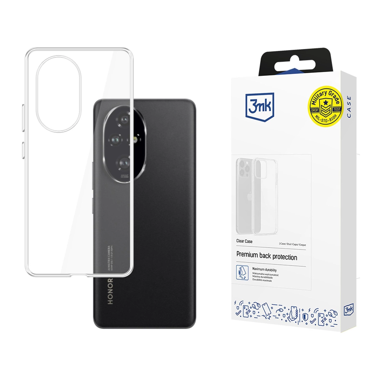 3mk Honor 200 Pro Case Clear Case, Transparent