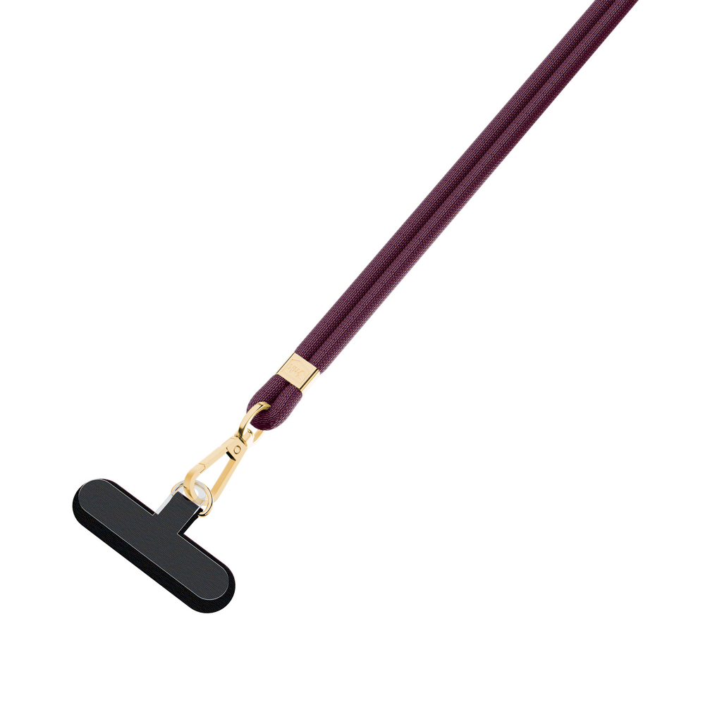 3mk EasyClip Elite Smartphone Lanyard, Burgundy