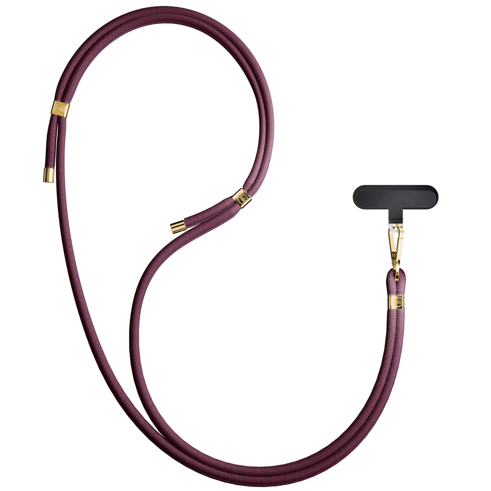 3mk EasyClip Elite Smartphone Lanyard, Burgundy