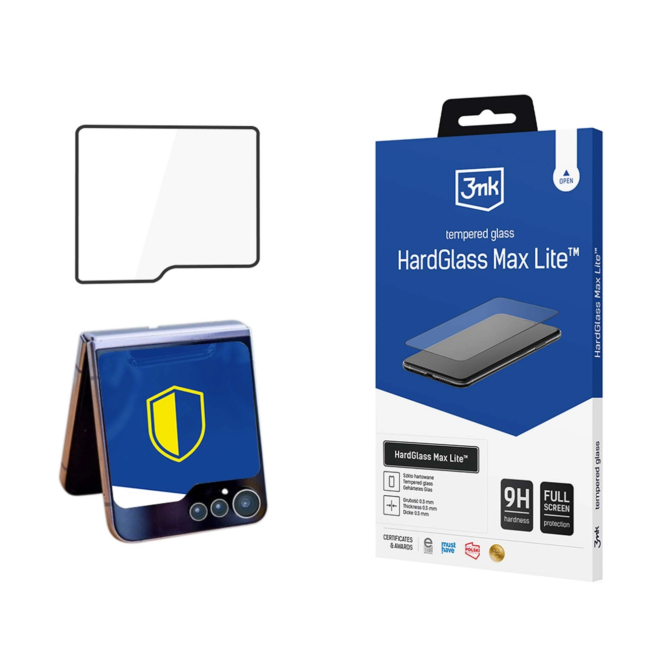 Samsung Galaxy Z Flip 6 - 3mk HardGlass Max Lite Black |