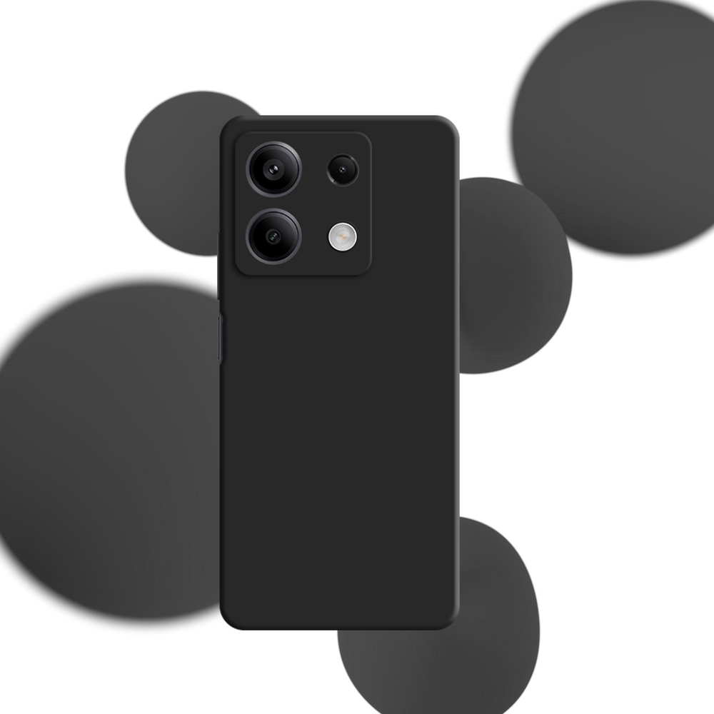 3mk Silicone Case for Xiaomi Redmi Note 13 5G, Black