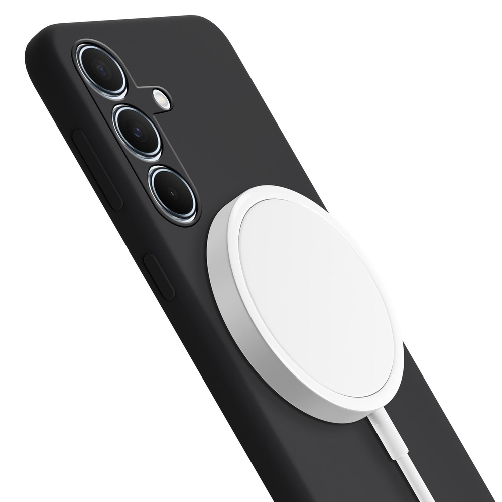 3mk Samsung Galaxy A55 5G vāciņš Silicone Case, melns