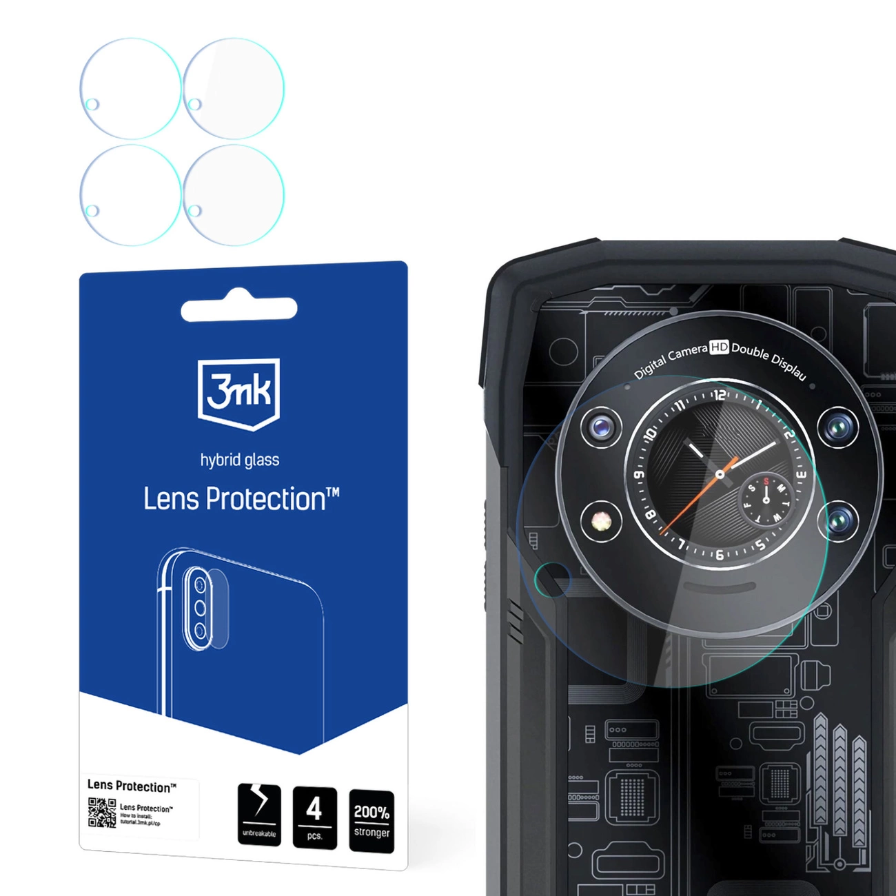 Cubot King Kong Star - 3mk objektīva aizsardzība | Lens Protection