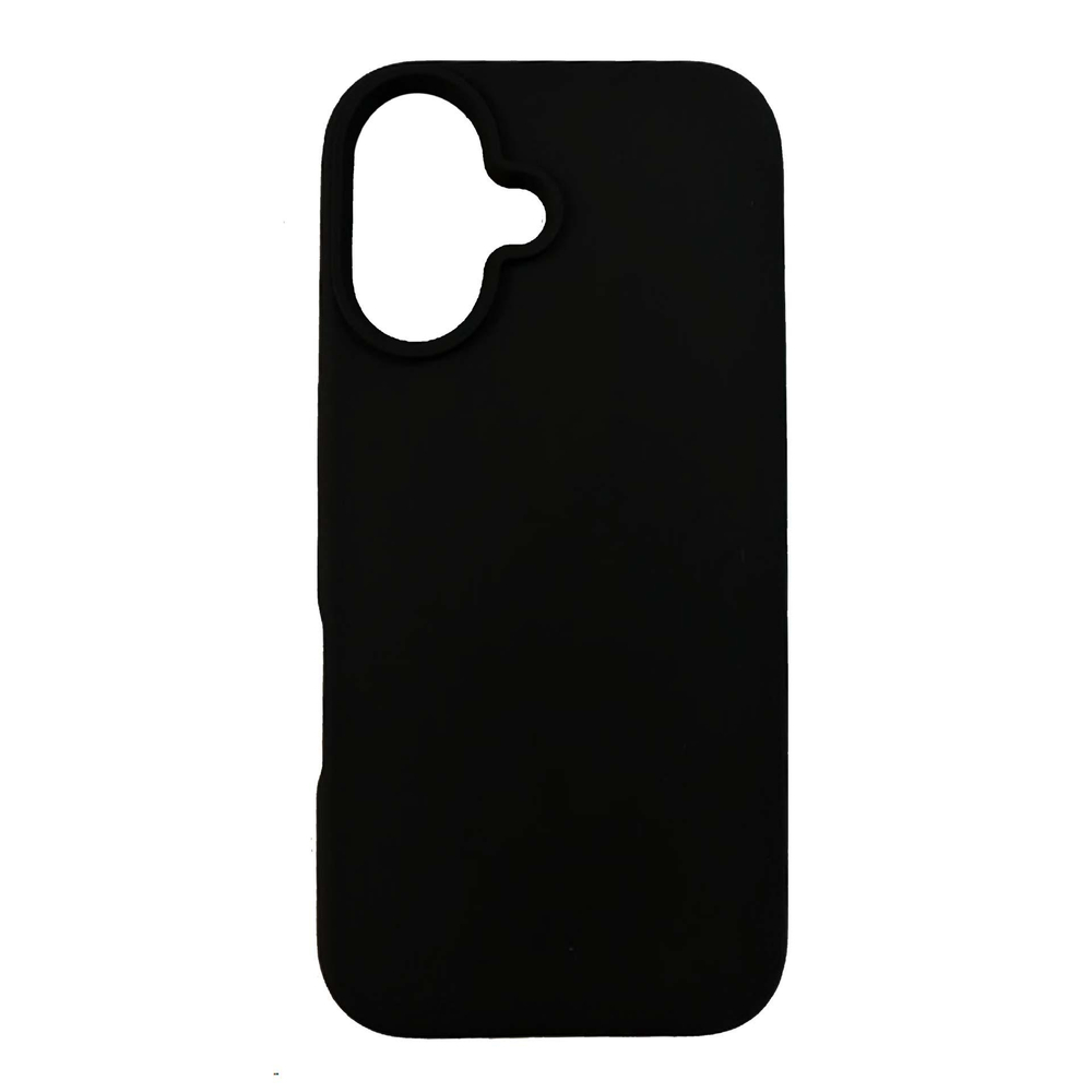Чехол 3mk Silicone Case для iPhone 16 Plus, черный
