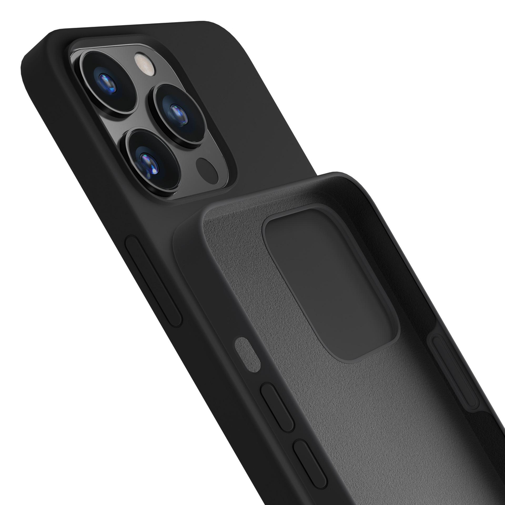 Чехол 3mk Silicone Case для iPhone 16 Pro Max, черный