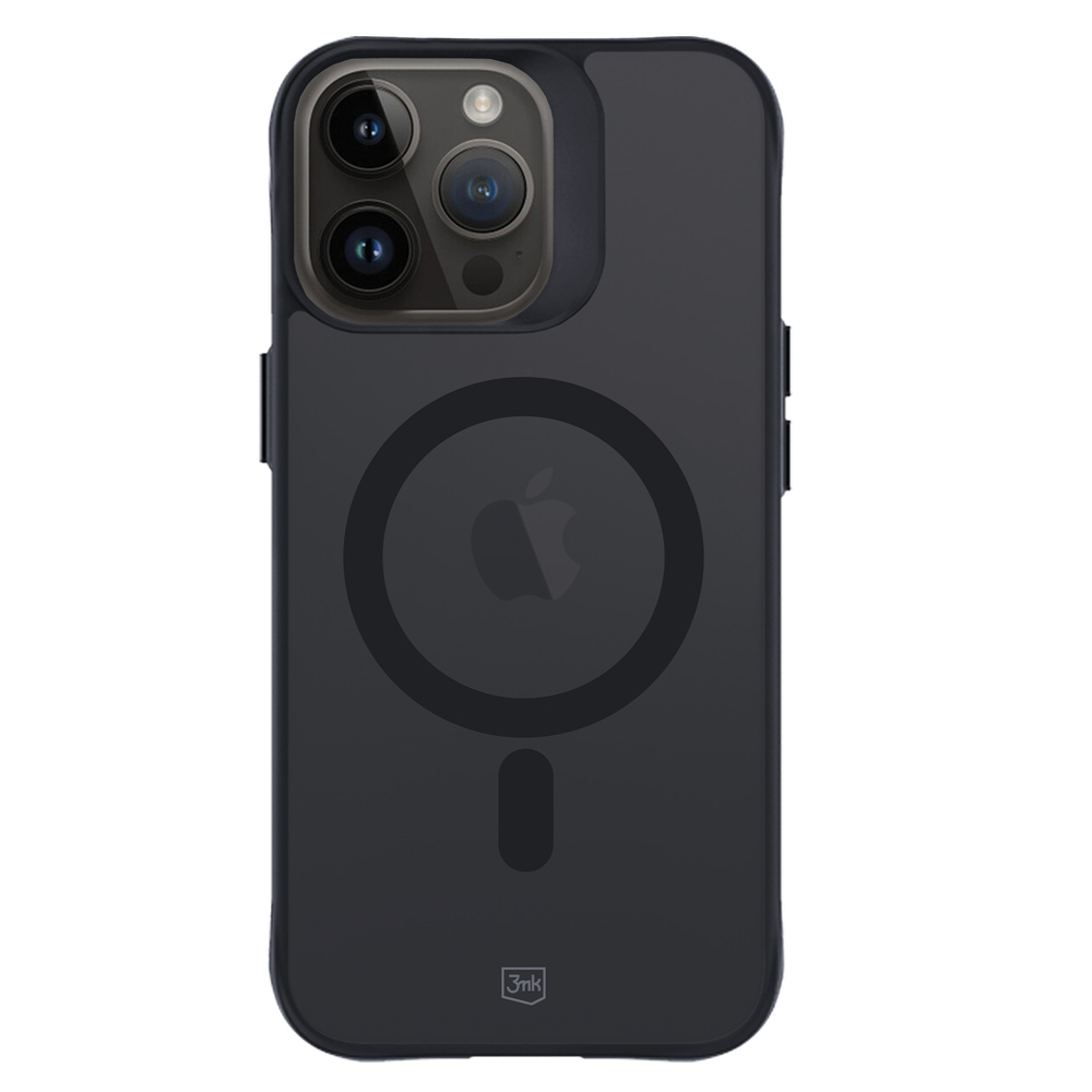 3mk iPhone 15 Pro vāciņš Smoke MagCase, puscaurspīdīgs