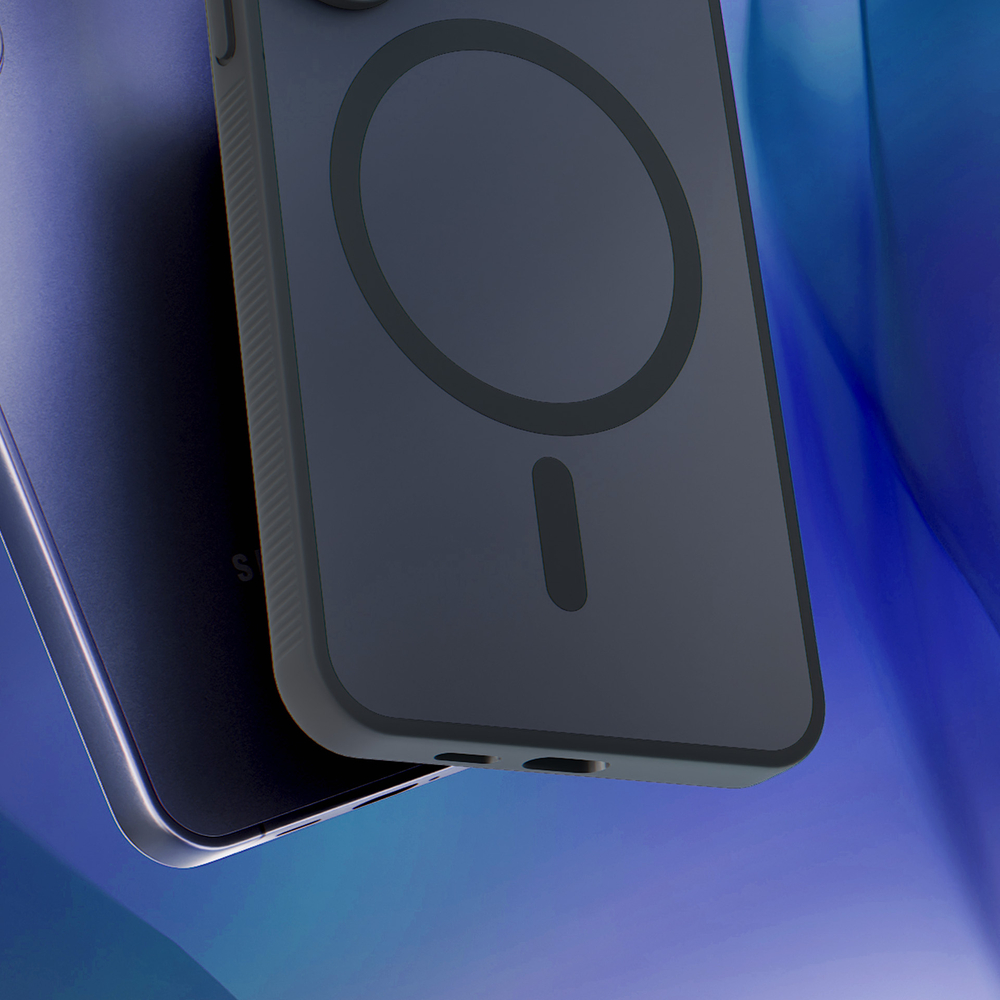 3mk iPhone 15 Pro vāciņš Smoke MagCase, puscaurspīdīgs