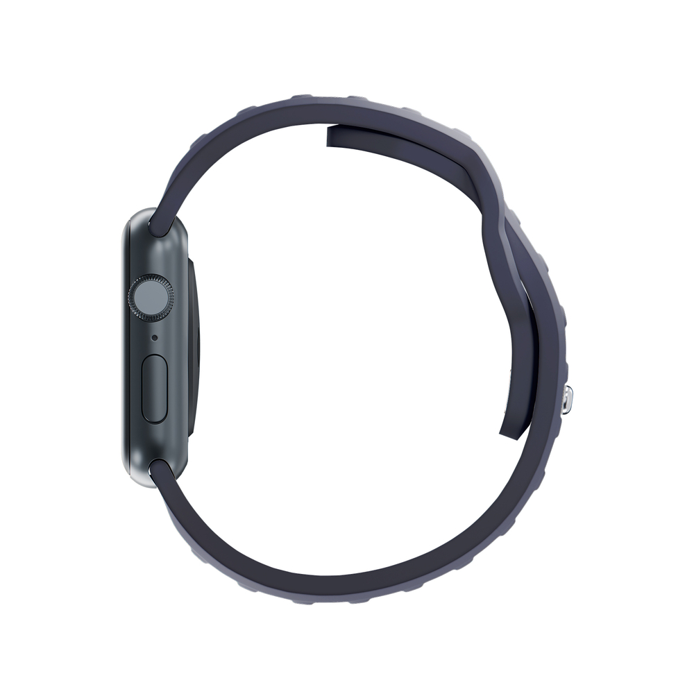 3mk Apple Watch 42 / 44 / 45 / 49 mm silikona siksniņa, pelēka