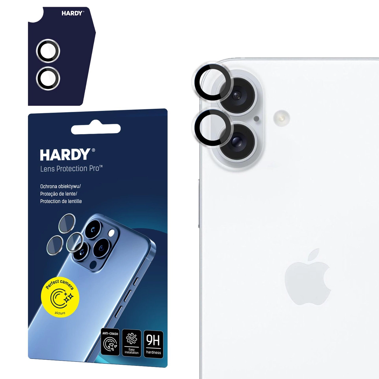 Apple iPhone 16/16 Plus - HARDY Lens Protection Pro caurspīdīgs | Transparent