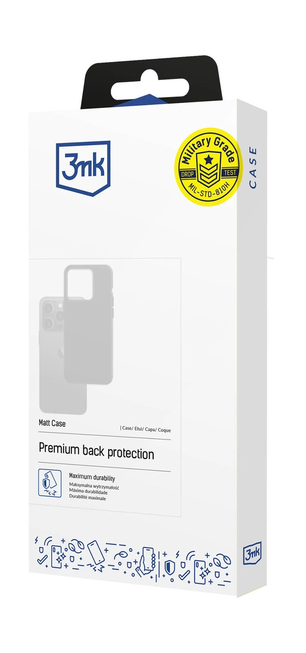 OnePlus Nord CE 2 5G 3MK Matt Case Cover, Black