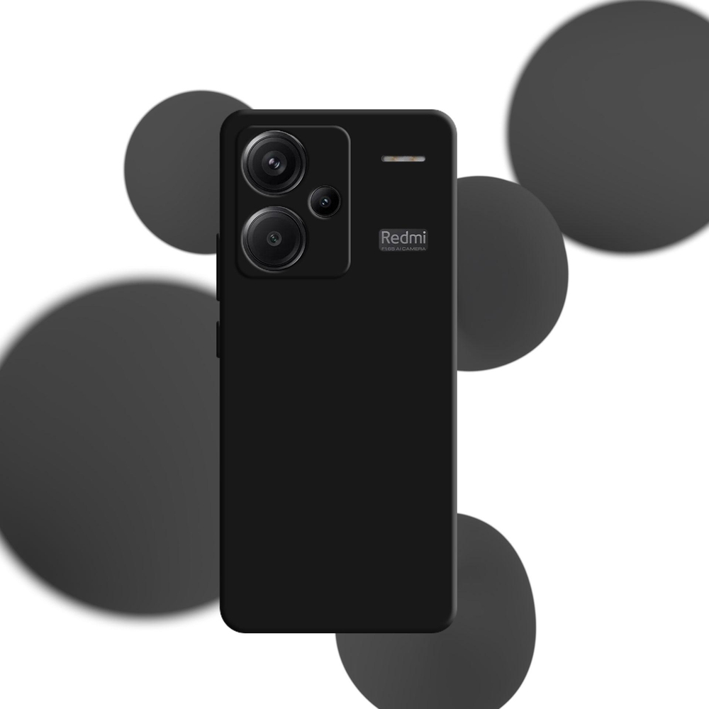 Чехол 3mk Silicone Case для Xiaomi Redmi Note 13 Pro+, черный