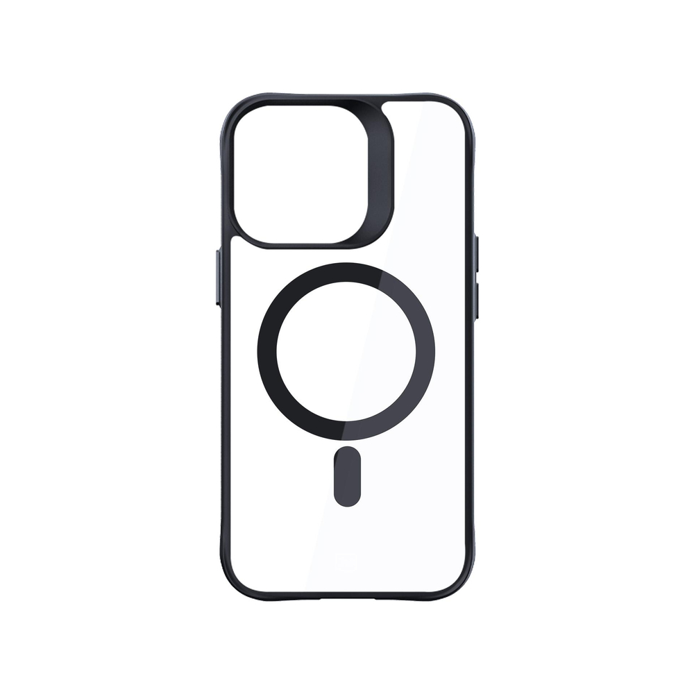 3mk Satin Armor MagCase for iPhone 16 Pro Max, Clear with Black Frame